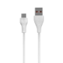 Ładowarka sieciowa 2XUSB 2.4A + kabel TYP C VIDVIE PLE245 biała